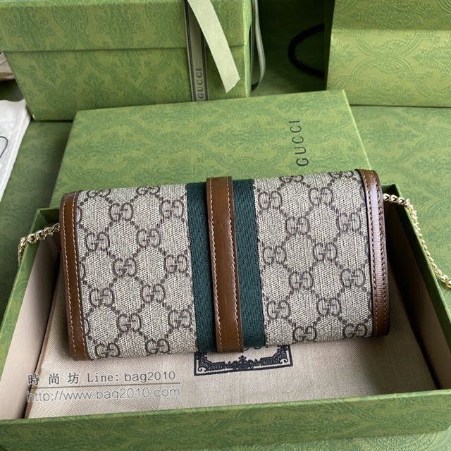 Gucci原厂皮包包 古驰女马衔扣链条包 Gucci单肩斜挎包 652681  gdj1643